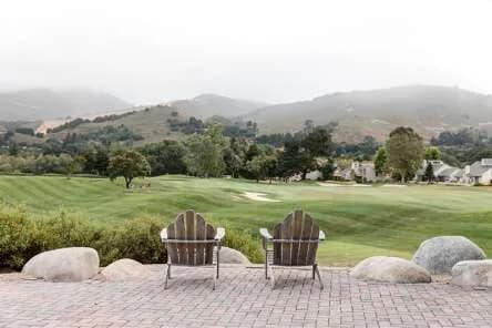 Carmel Valley Ranch Golf Course — elevated views of the valley floor from the upper holes on Pete Dye's only Northern California design.