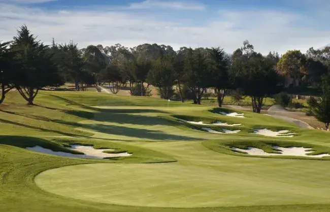 Bayonet's championship layout plays to a slope of 141 from the tips — among the toughest on the peninsula.