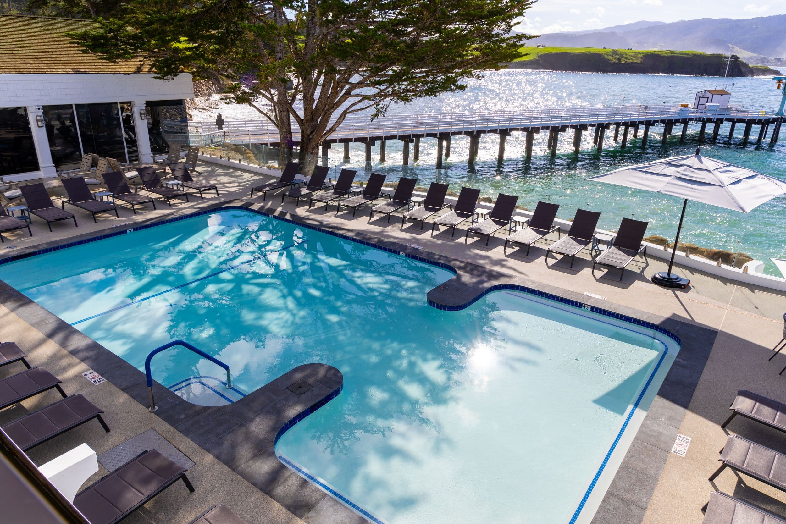 The Beach & Tennis Club pool, Pebble Beach, CA