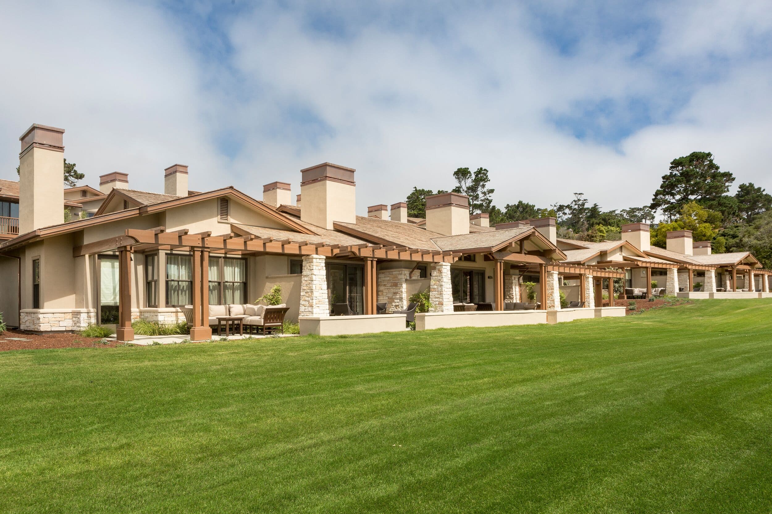 Fairway One Cottage exterior at The Lodge at Pebble Beach™, Pebble Beach, CA