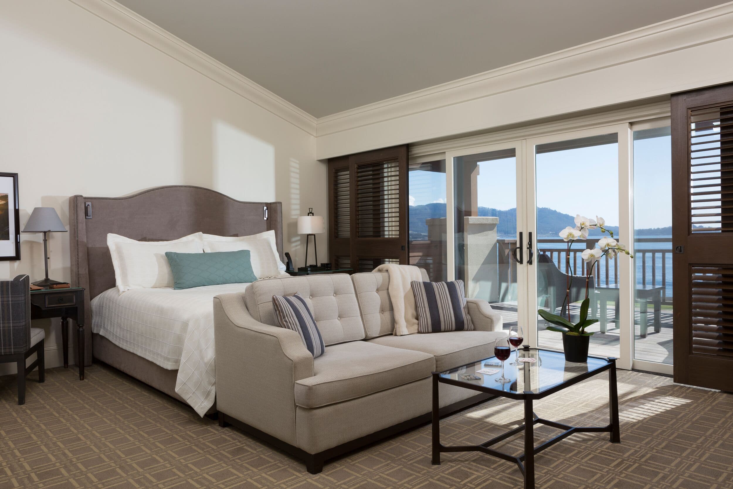 Ocean Studio guest room at The Lodge at Pebble Beach™, Pebble Beach, CA