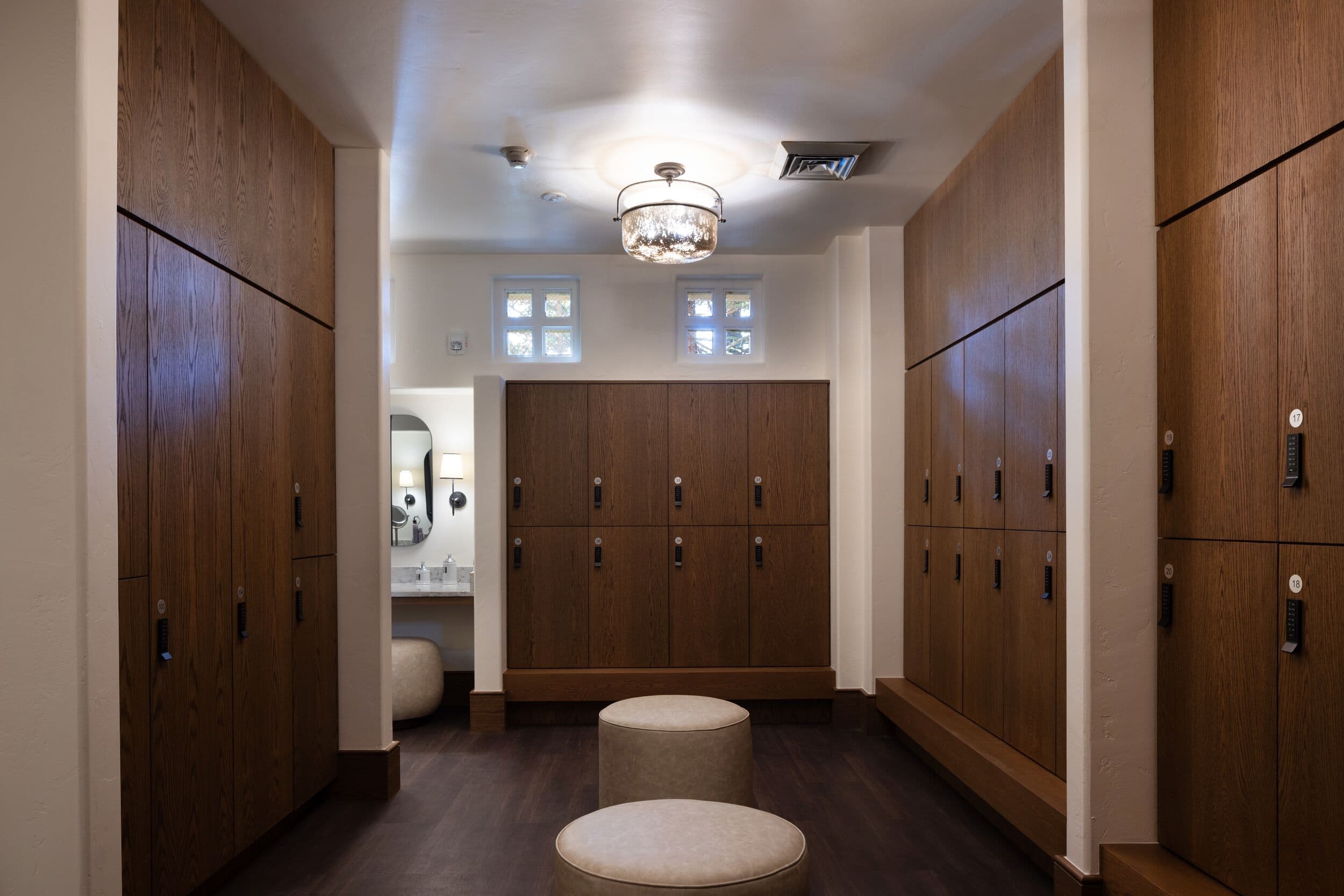 The Spa at Pebble Beach™ locker room, Pebble Beach, CA — Forbes Five-Star