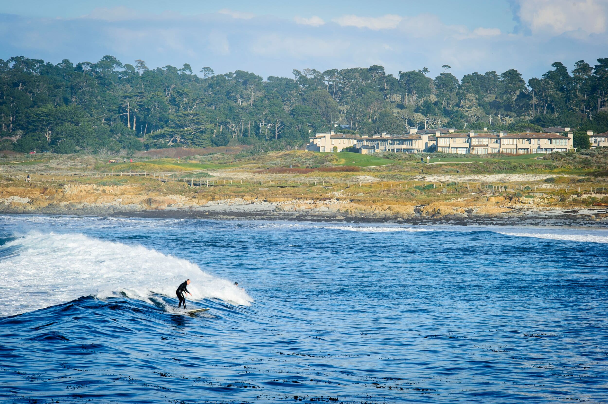 Surfer at Spanish Bay, Pebble Beach, CA